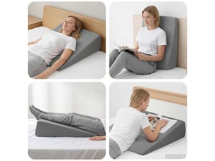 Coussin en coin 69 x 64 x 19 cm moyen mousse à mémoire de forme cf56451