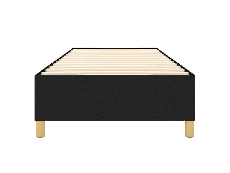  Lit simple- lit adulte -  cadre de lit à lattes noir 80x200 cm tissu  - Conforama D
