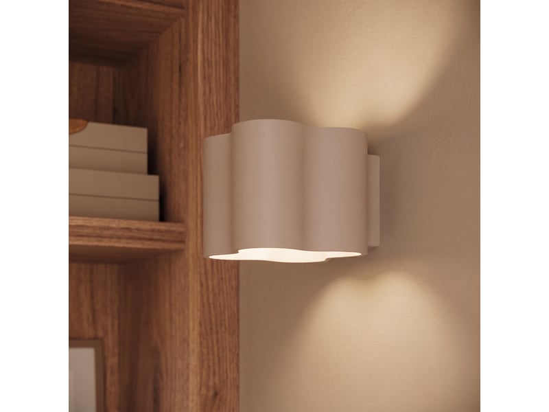  Plafonnier ovio 2 taupe gu10 aluminium moderne 12x24.5x12cm SL.3331 - Conforama D