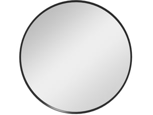 Miroir rond(e) à fixer coloris noir <strong>FLORAGRACE</strong> <strong></strong> - 61 cm x 1 cm