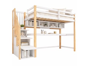 Lit mezzanine 90x200 cm VIVRYN   coloris bicolore