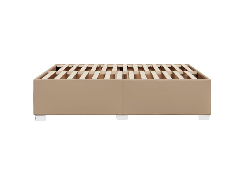  Lit double- lit adulte -  cadre de lit sans matelas cappuccino 160x200 cm similicuir  - Conforama D