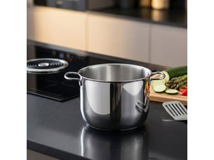 Casserole inox 1810 compatible induction et lave-vaisselle inox plus