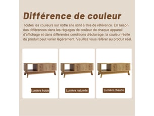 Table basse  coloris naturel <strong></strong> <strong></strong>
