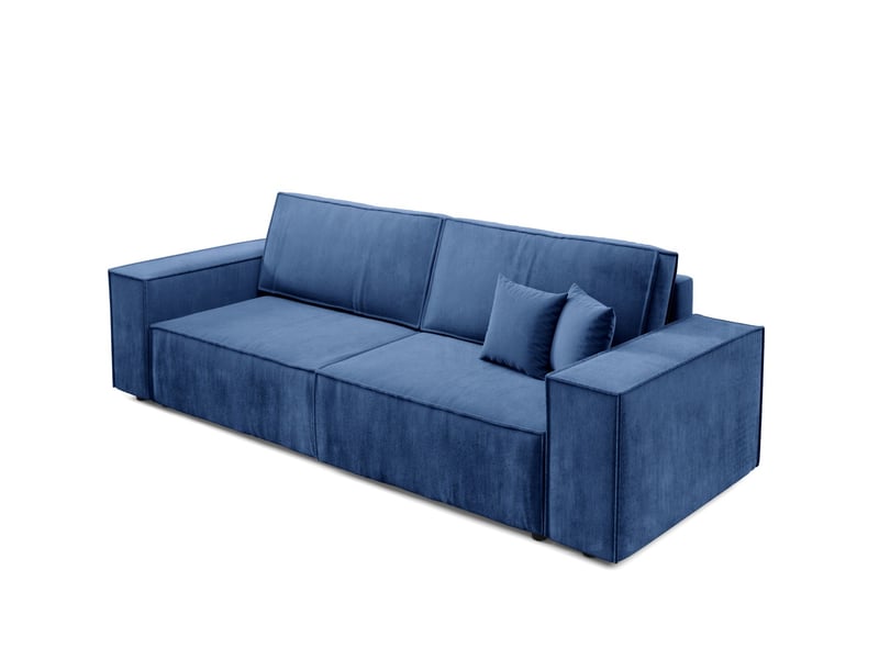 Canapé convertible mille mini bleu - Conforama C