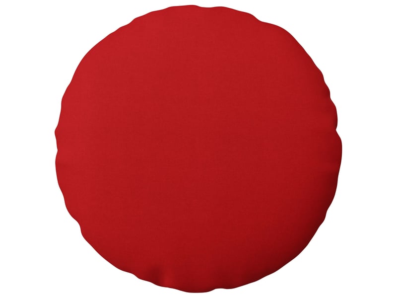  Lot de 6 housses de coussin heerlen rouge ø 50 cm tissu cf49734  - Conforama A
