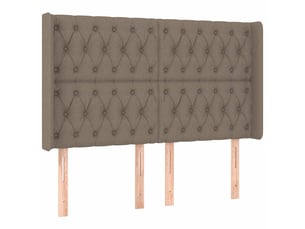 Tete de lit A poser largeur 147 cm   taupe