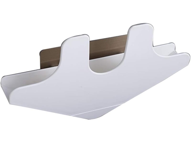 Organisateur de cuisine blanc, porte-couvercle de casserole en plastique, porte-cuillère, porte-cuillère, couvercle de casserole, plaque de cuisson - Conforama A