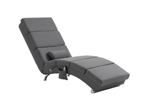 Fauteuil relax électrique FLORAGRACE Polyester gris