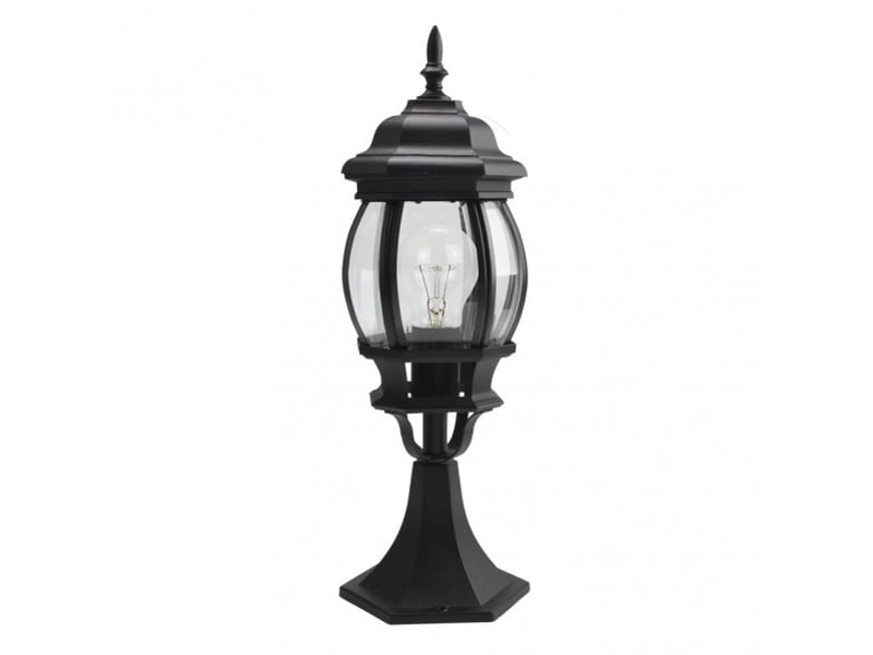  Lanterne de muret extérieur fabrilamp caelum noir, 1 x e27, ip44, 49 x 16 x 16 cm 149571009 - Conforama A