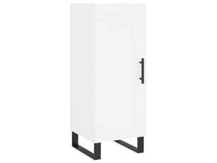 Buffet - bahut - meuble de rangement blanc 34,5x34x90 cm bois d'ingénierie