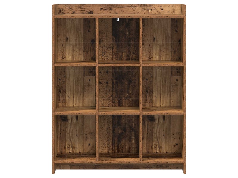  Bibliothèque, étagère de rangement bois ancien 87,5 x 30 x 111 cm bois d'ingénierie  - Conforama D