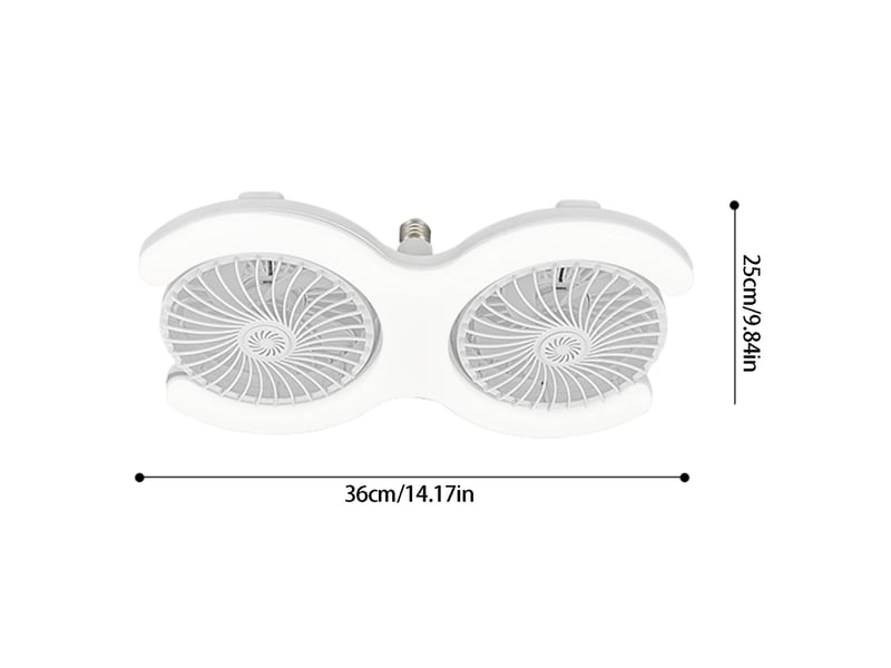  Double tête plafond – led – sans socle  - Conforama B