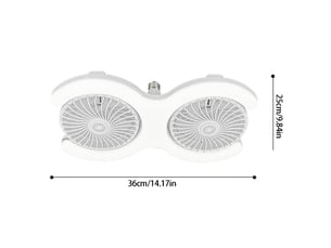 Double tête plafond – led – sans socle