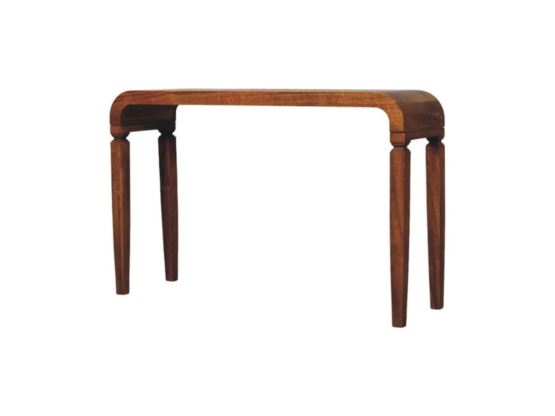  Artisan furniture bois massif console arcus, marron  - Conforama C