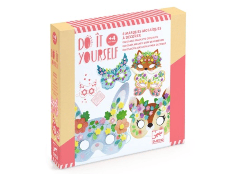  Kit creatif 8 masques - animaux de la foret - djeco DJ07936 - Conforama A