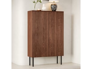 Vitrine coloris marron HAUSS SPOLE - 80 cmx145 cm