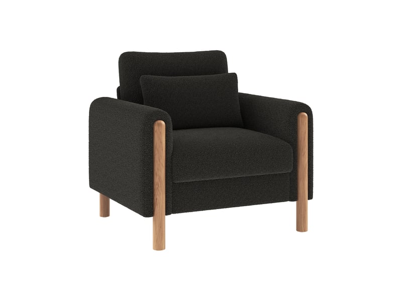  Canapé de salon, canapé moderne, gris, dossier inclinable, design moderne, pour salon, bureau, chambre  - Conforama B