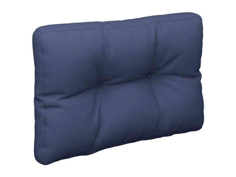 Lot de 2 coussins de palette, coussins de canapé bleu marine tissu cf59501  - Conforama D