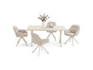 Ensemble table rectangulaire  4 chaise(s)  <strong>GOEURVANT</strong> <strong></strong> 