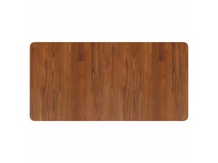 Comptoir de salle de bain, plan de travail marron foncé 100x50x2,5cm bois traité cf65838