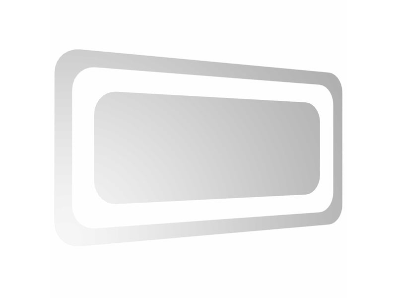  Miroir de salle de bain, miroir de toilette led transparent 40 x 20 cm verre trempé cf62573  - Conforama D