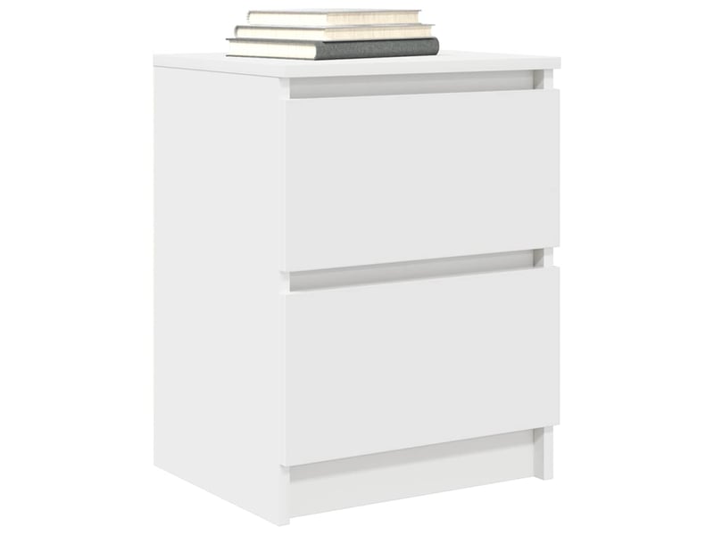  Meuble tv - banc tv - meuble de rangement blanc 40x35x54 cm bois d'ingénierie  - Conforama D