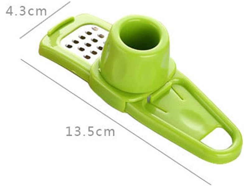  2 pcs presse ail, presse-ail en acier inoxydable, hachoir et trancheuse ail, ail crusher, presse ail rosle pour restaurant maison cuisine(vert, rouge)  - Conforama B