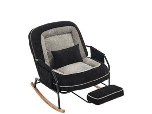 Fauteuil relax manuel MODENVIE  Tissu bicolore vendu A l'unité
