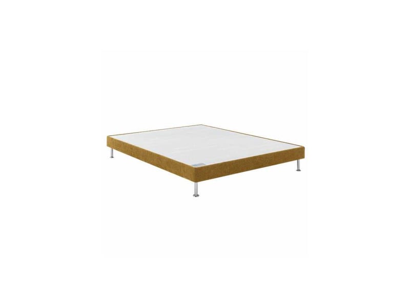  Sommier tapissier 2 places 2x90x200 cm ocre ferme hauteur 14 cm 7792921 - Conforama A
