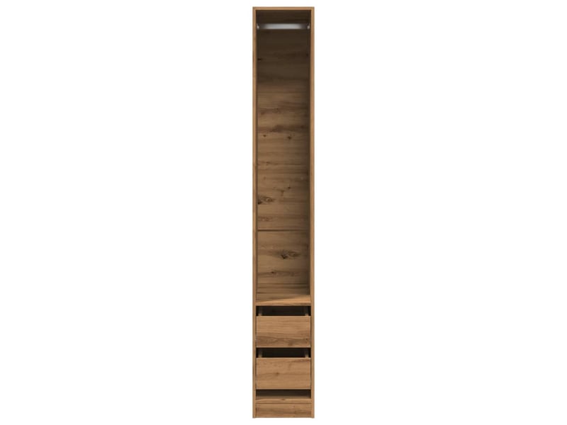  Garde-robe, armoire de rangement chêne artisanal 30x50x200 cm bois d'ingénierie shl48980  - Conforama D