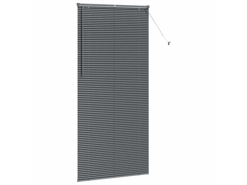  Store vénitien, store de fenêtre gris foncé 220 x 105 cm 25 mm aluminium cf47912  - Conforama E