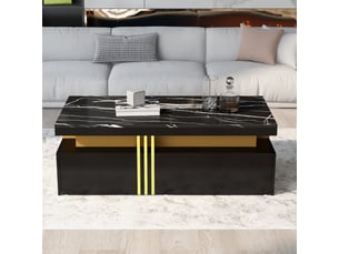 Meuble tv coloris noir 100 cm <strong>HAUSS SPOLE</strong>  <strong></strong>