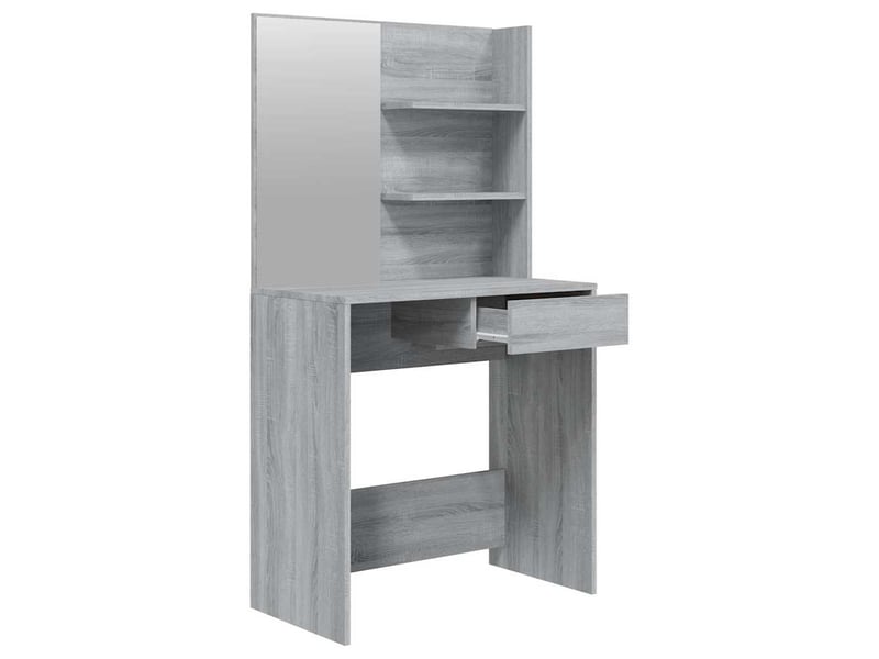  Ensemble de coiffeuse sonoma gris 74,5x40x141 cm  - Conforama E
