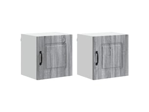 Meuble mural de cuisine | armoire de cuisine 2 pcs gris sonoma shl6172