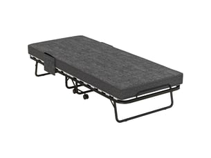 Lit simple 80x190 cm    coloris gris