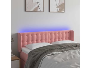 Tete de lit A poser largeur 147 cm rose