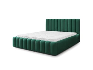 Lit coffre 180x200 cm <strong>MASSENO</strong> <strong></strong> coloris vert