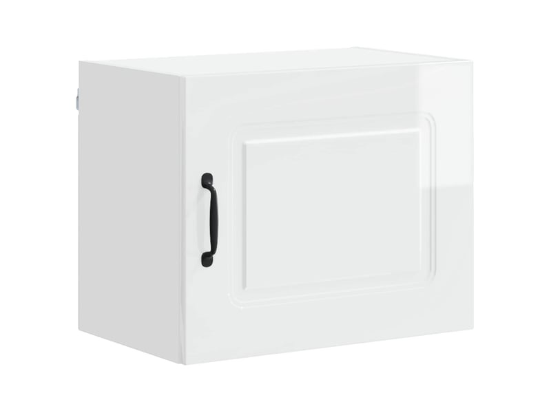  Meuble mural de cuisine | armoire de cuisine blanc brillant 50x31x40cm  - Conforama A