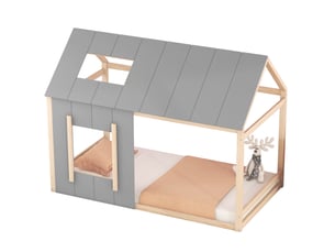 Lit cabane 90x200 cm <strong></strong>  <strong></strong> coloris bicolore