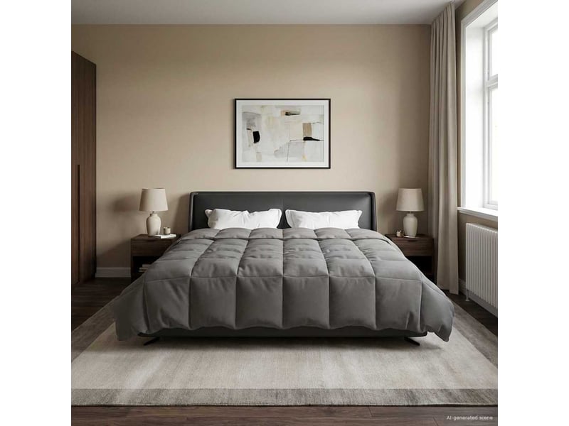  Duvet d'hiver - couette 200 x 200 cm hiver - couette microfibre (100% polyester)  - Conforama B