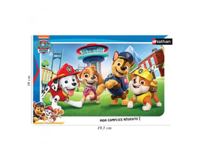 Puzzle cadre 15 p - les chiots de la pat’patrouille