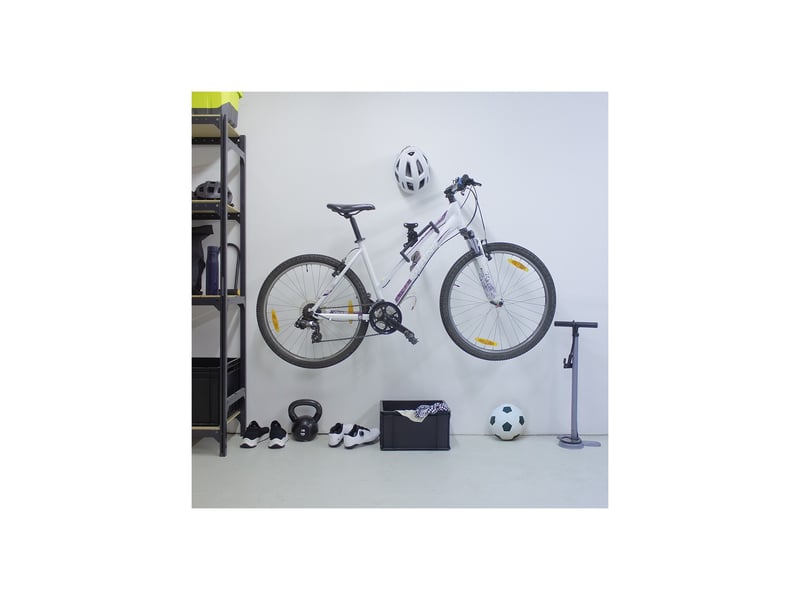  Support vélo mural velock en métal noir 46 x 26 x 15 cm  - Conforama B