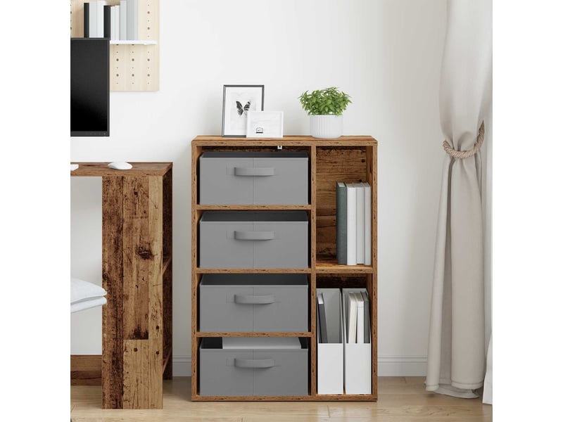  Buffet - bahut - meuble de rangement bois ancien 60 x 33,5 x 84 cm  - Conforama D