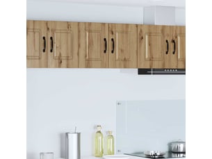 Meuble mural de cuisine, armoire de cuisine chêne artisanal 30x31x40cm shl7389
