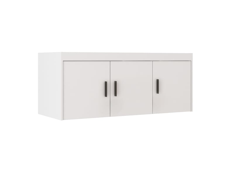  Surmeuble armoire storicos 3 portes blanc 133x55x53 cm Storicos - Conforama A