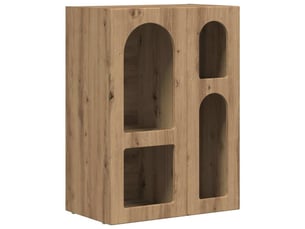 Buffet - bahut - meuble de rangement elst chêne artisanal 59 x 35 x 80,5 cm bois d'ingénierie
