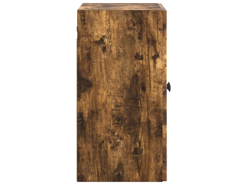  Armoire murale salon, meuble de rangement 59x31x60 cm bois d'ingénierie chêne fumé shl7098  - Conforama E