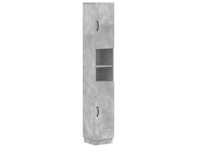 Ensemble de meuble de salle de bain 3 pièces hoorn gris béton cf63482 - Conforama C