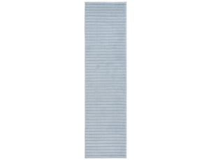 Tapis moderne en polypropylène bleu, 66 x 244 cm